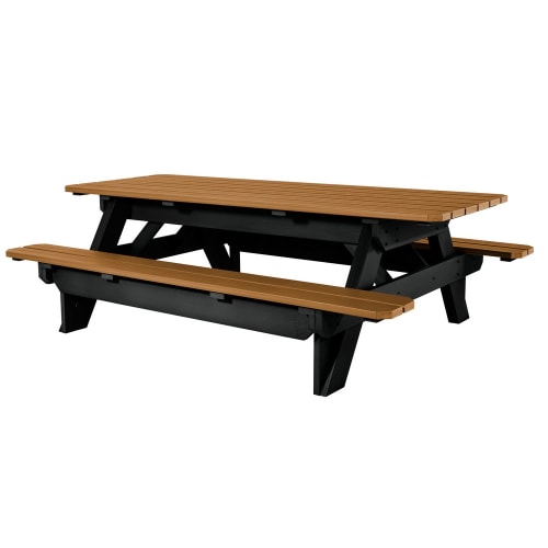 Sequoia Professional 8' Homestead Picnic Table, Saddle